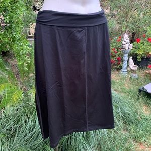 CARVE DESIGNS High Point Black Stretch Skirt Lightweight Great for Travel
